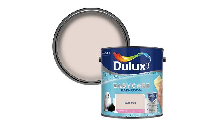 Dulux Easycare Bathroom Soft Sheen Paint Blush Pink - 2.5L