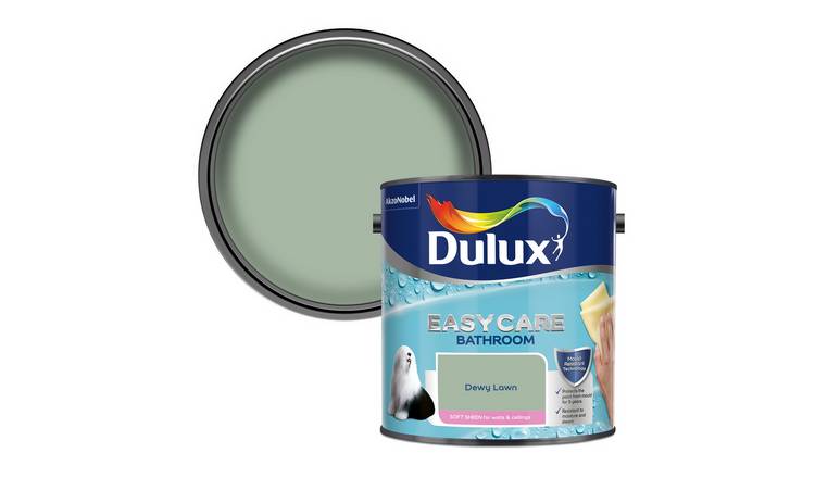 Dulux Easycare Bathroom Soft Sheen Paint Dewy Lawn - 2.5L