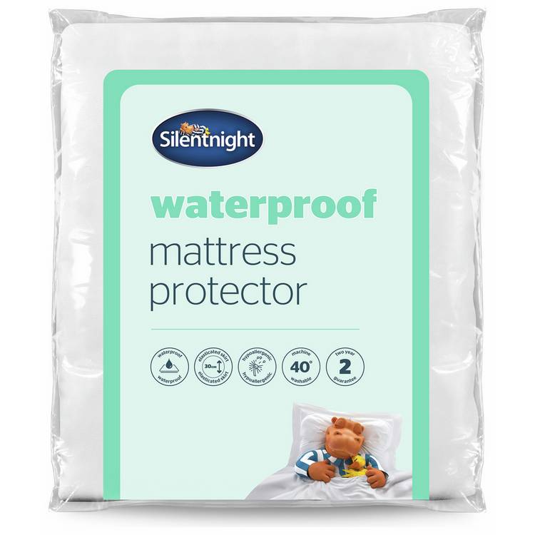 Silentnight Waterproof Mattress Protector - Small double 0
