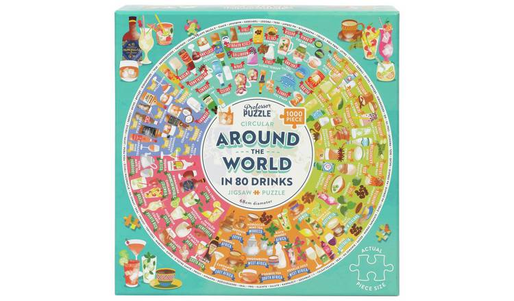 Professor Puzzle Drinks Around The World Jigsaw Puzzle