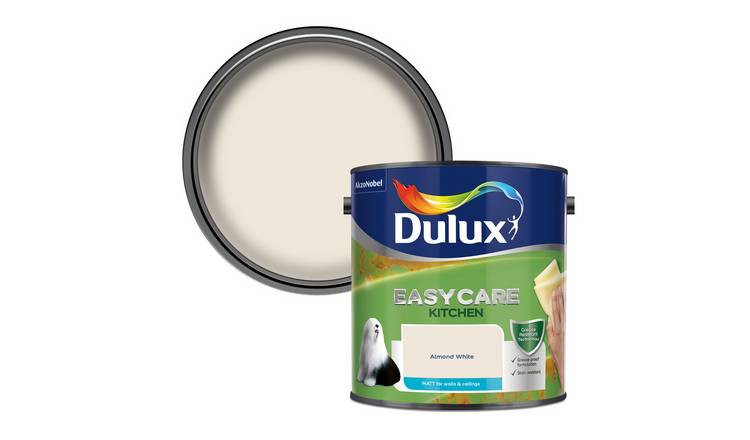 Dulux Easycare Kitchen Matt Paint Almond White - 2.5L