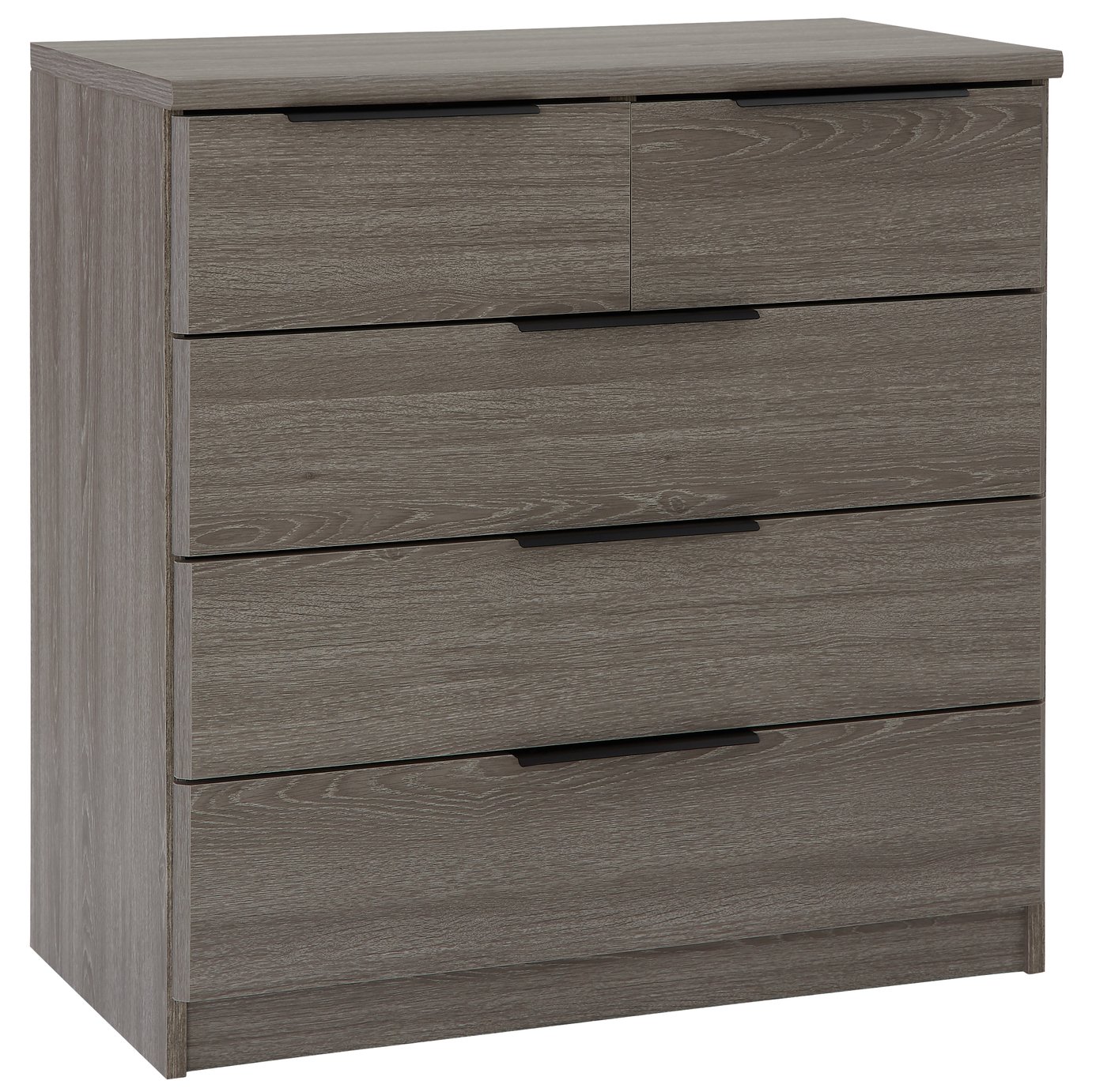 Argos Home Hallingford 3   2 Drawer Chest - Grey Oak Effect