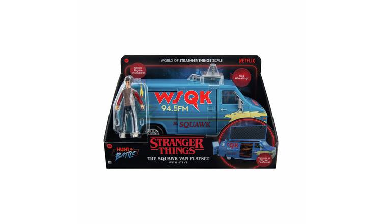 Stranger Things Inch WSQK Van Playset