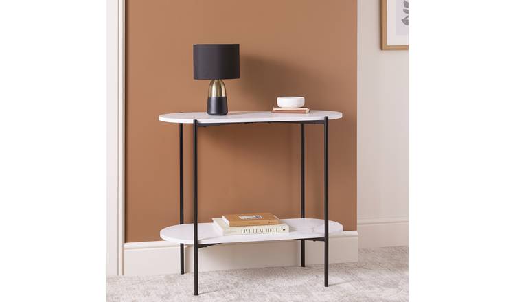 Argos Home Jules Console table - White