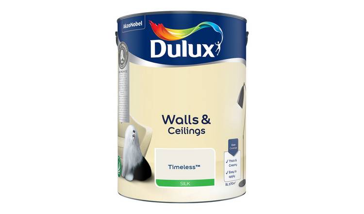 Dulux Walls & Ceilings Silk Paint Timeless - 5L