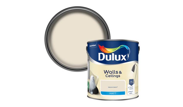 Dulux Walls & Ceilings Matt Paint Natural Calico - 2.5L