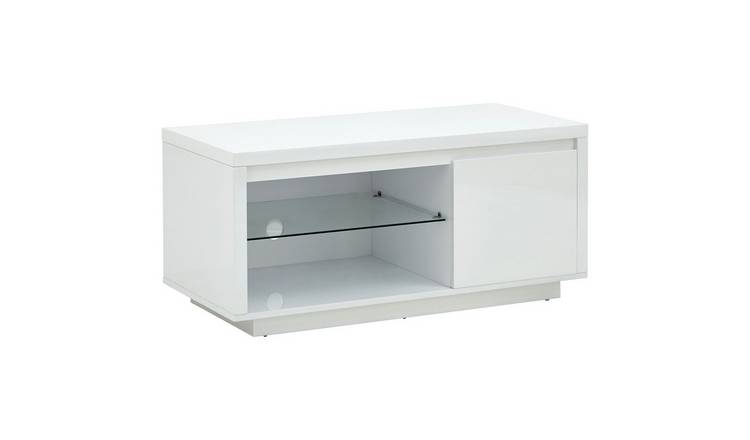 Argos white deals tv unit gloss