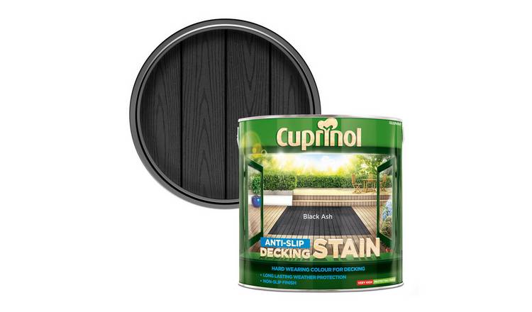 Cuprinol Anti Slip Deckstain Black Ash - 2.5L