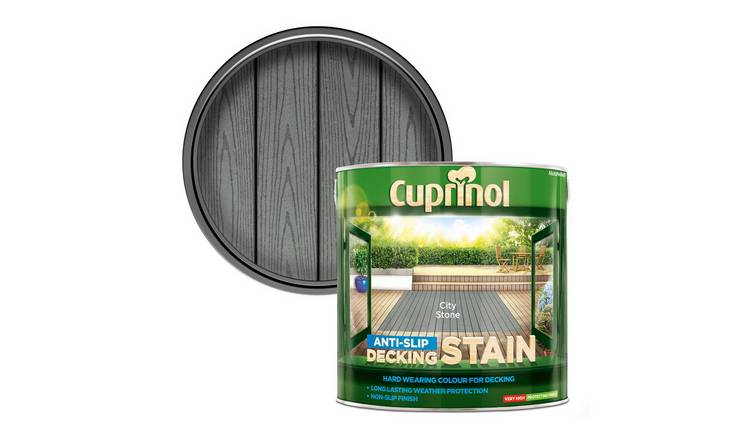 Cuprinol Anti-slip Decking Stain City Stone - 2.5L