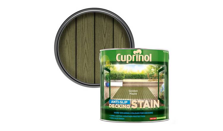 Cuprinol Anti-slip Decking Stain Golden Maple - 2.5L