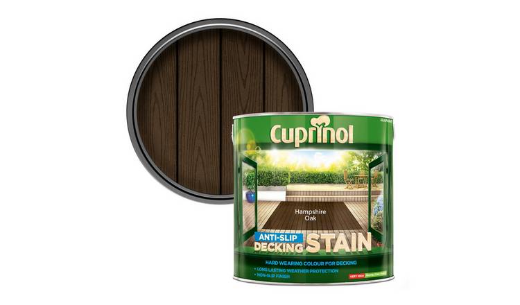 Cuprinol Anti-slip Decking Stain Hampshire Oak – 2.5L