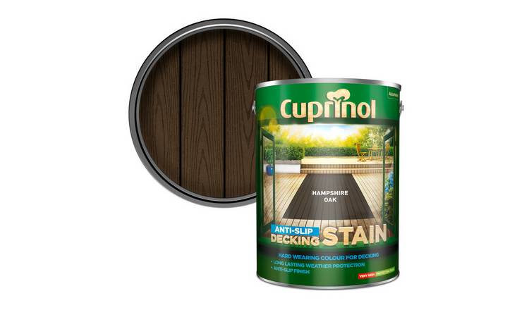 Cuprinol Anti-Slip Deckstain Hampsphire Oak - 5L