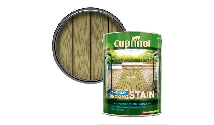 Cuprinol Anti-slip Decking Stain Natural  – 5L