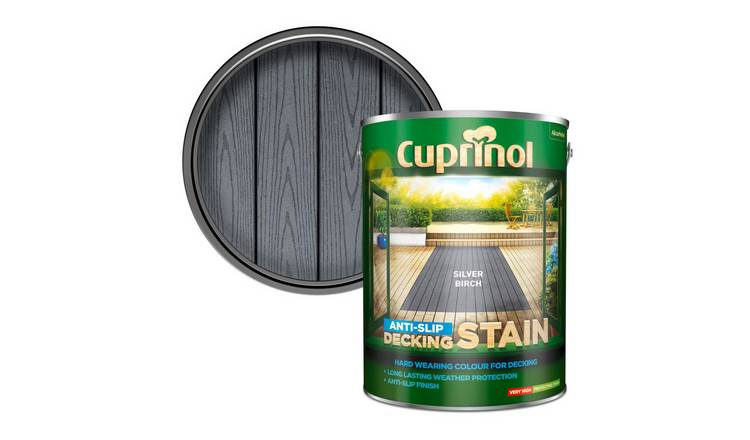 Cuprinol Decking Stain Anti?Slip Matt Paint 5L - Grey