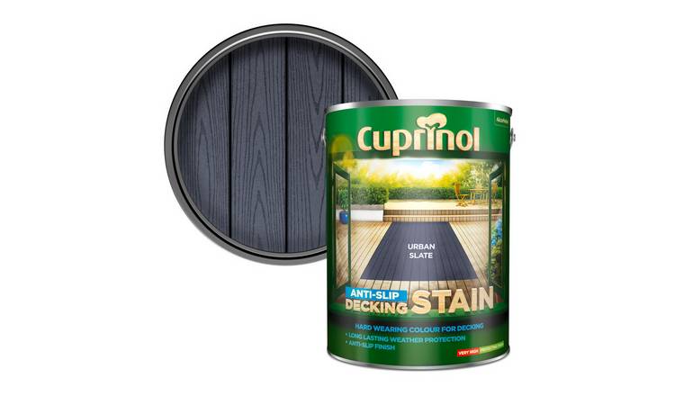Cuprinol Anti-slip Decking Stain Urban Slate – 5L