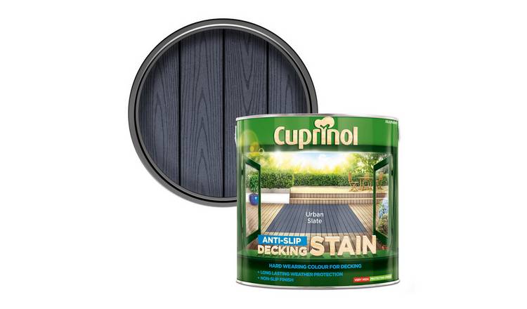 Cuprinol Anti-slip Decking Stain Urban Slate - 2.5L