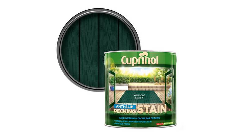 Cuprinol Anti-slip Decking Stain Vermont Green – 2.5L