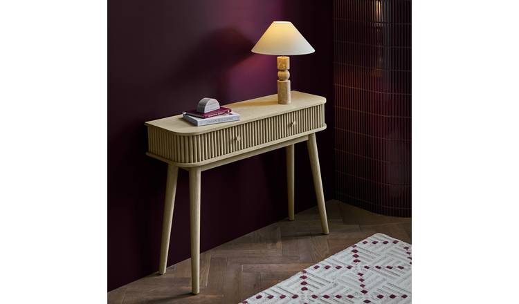 Habitat Kendi 2 drawer Console Table - Natural