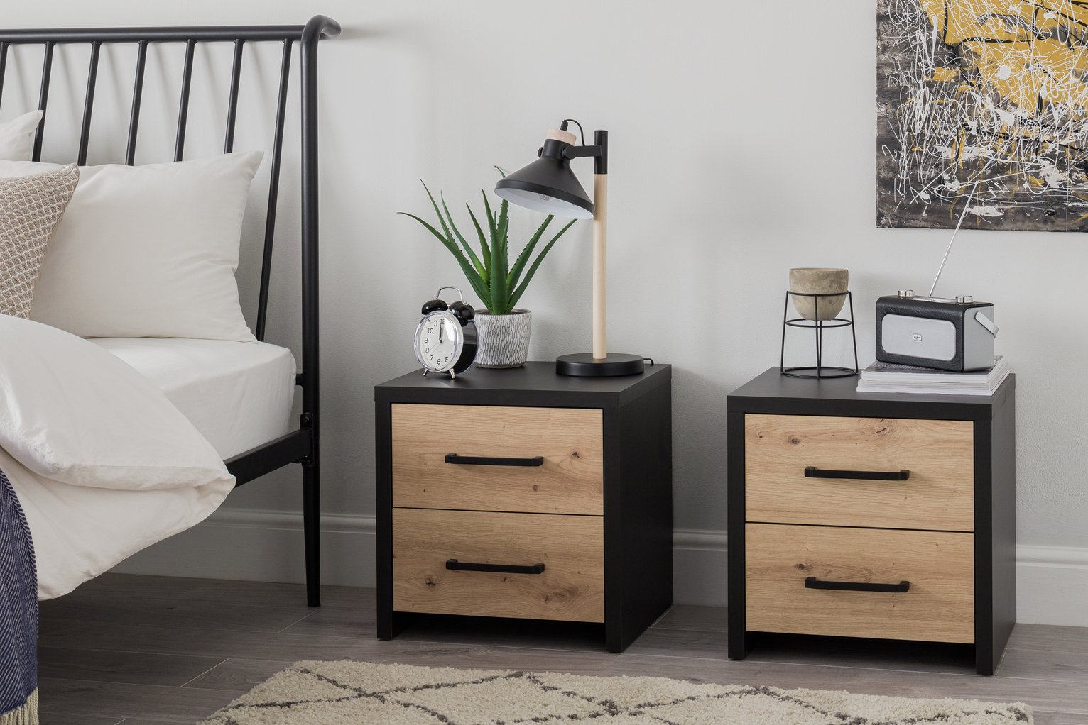 Argos Home Broadway 2 Bedside Tables Reviews Updated April 2023