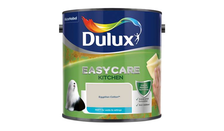 Dulux Easycare Kitchen Matt Egyptian Cotton - 2.5L