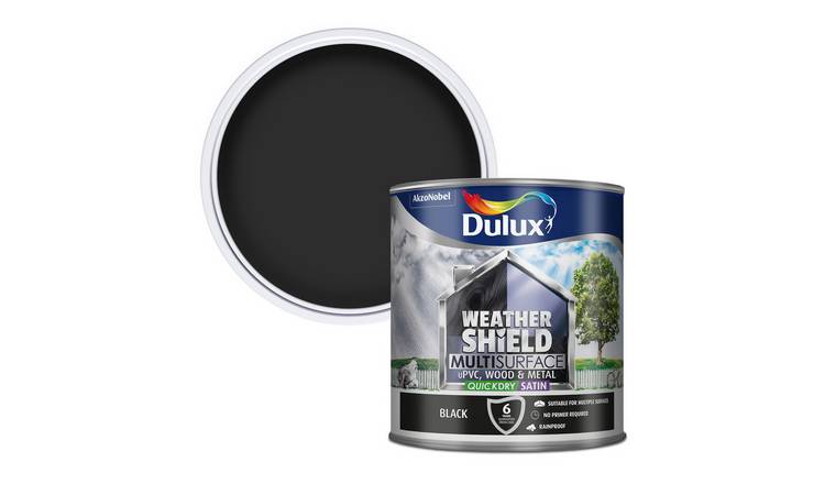 Dulux Weathershield Multisurface Black -2.5L
