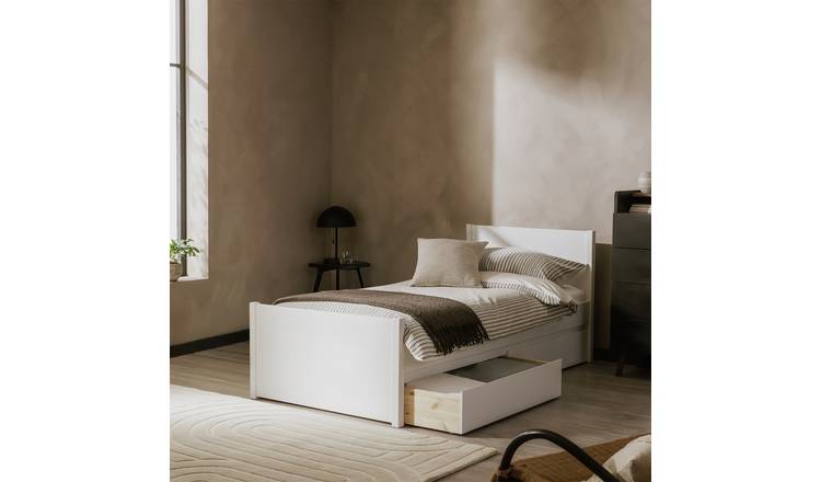 Argos Home Jenson Single 2 Drawer Storage Bed Frame - White