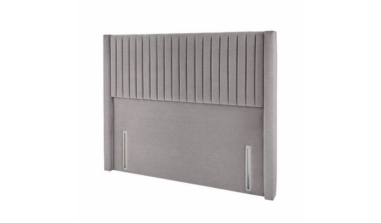 Silentnight Slumber Fabric Superking Headboard - Light Grey