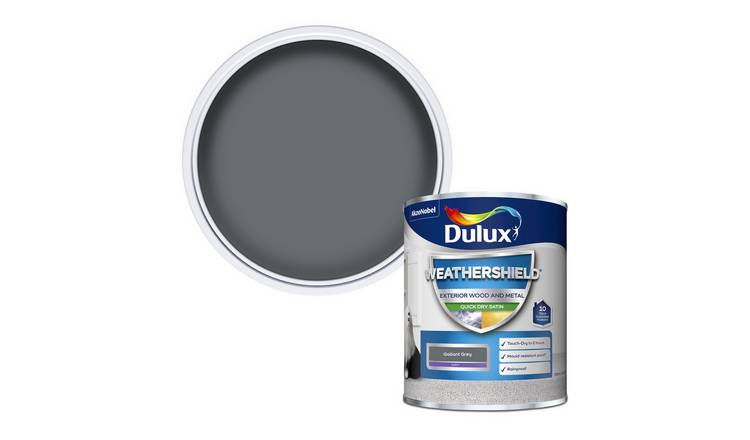 Dulux Weathershield Quick Dry Satin Gallant Grey - 750ml