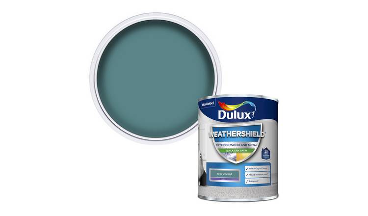 Dulux Weathershield Quick Dry Satin Teal Voyage - 750ml