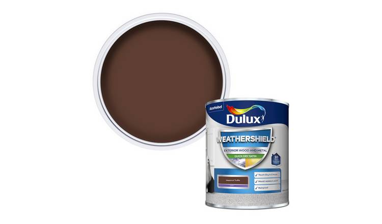 Dulux Weathershield Quick Dry Satin Hazelnut Truffle- 750ml