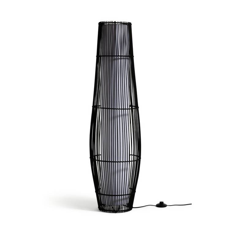Argos Home Chocolate Rattan Floor Lamp 0