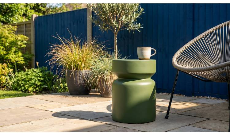 Habitat Outdoor Side Table - Green
