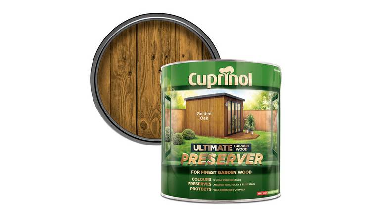 Cuprinol Ultimate Garden Wood Preserver Golden Oak - 4L