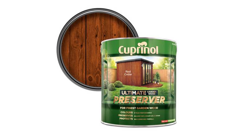 Cuprinol Ultimate Garden Wood Preserver Red Cedar - 4L