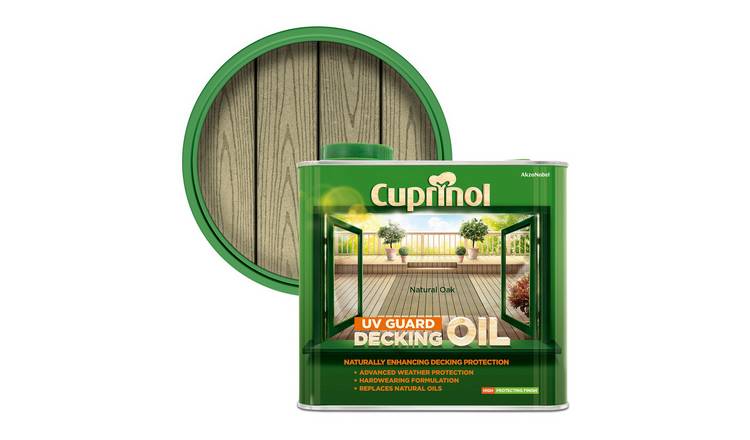 Cuprinol UV Guard Decking Oil Natural Oak - 2.5L
