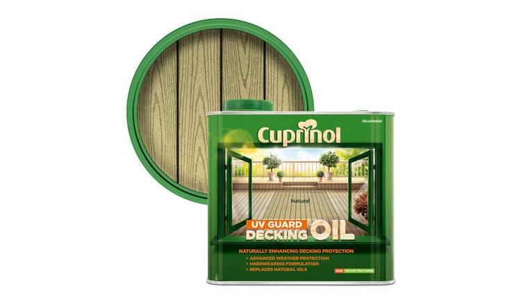 Cuprinol UV Guard Decking Oil Natural – 5L