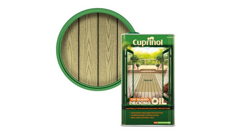 Cuprinol UV Guard Decking Oil Natural – 5L