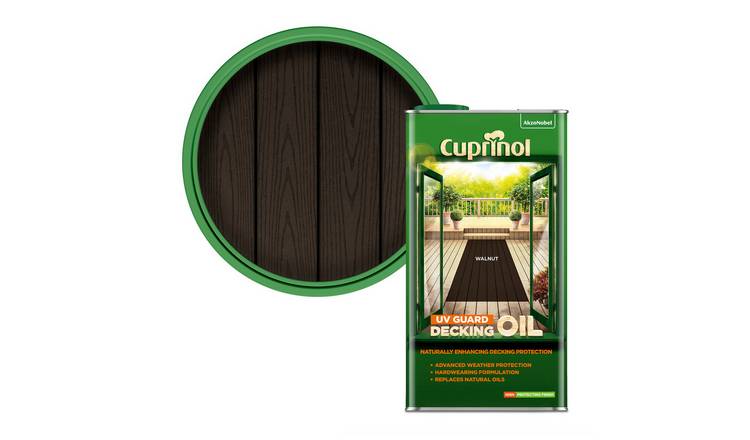 Cuprinol UV Guard Decking Oil Walnut- 5L
