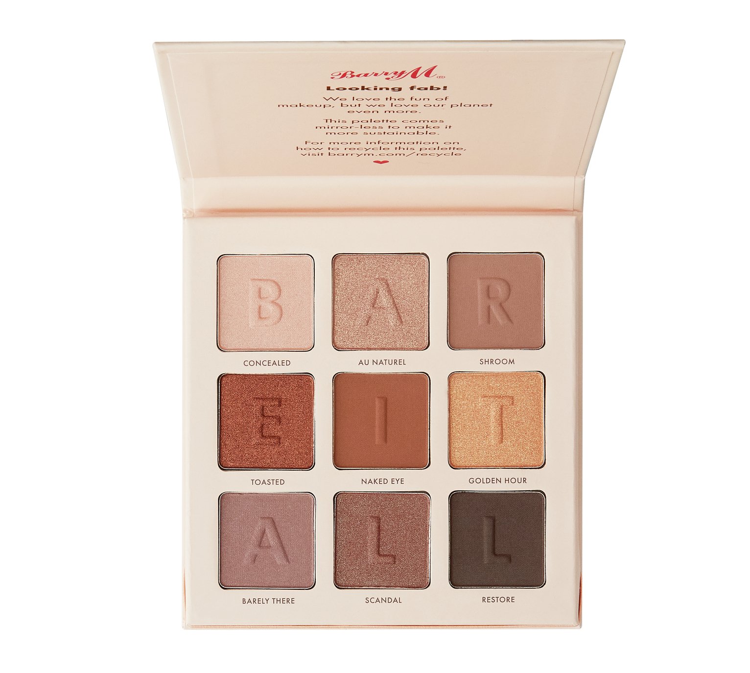 Barry M Bare It All Eyeshadow Palette Review