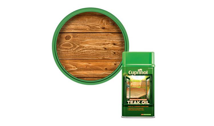 Cuprinol Naturally Enhancing Teak Oil 1L - Clear