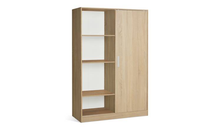 Argos Home Nova 1 Door Sliding Wardrobe - Oak