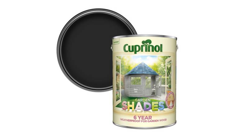Cuprinol Garden Shades Matt Paint 5L - Black Ash