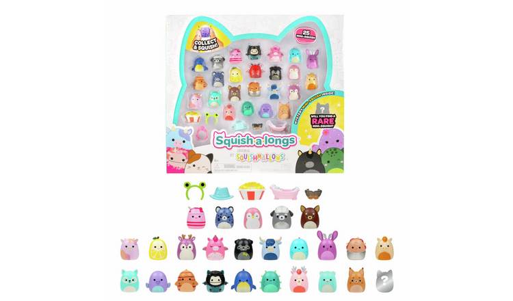 Squish-a-longs Pack of 25 Collectible Figures