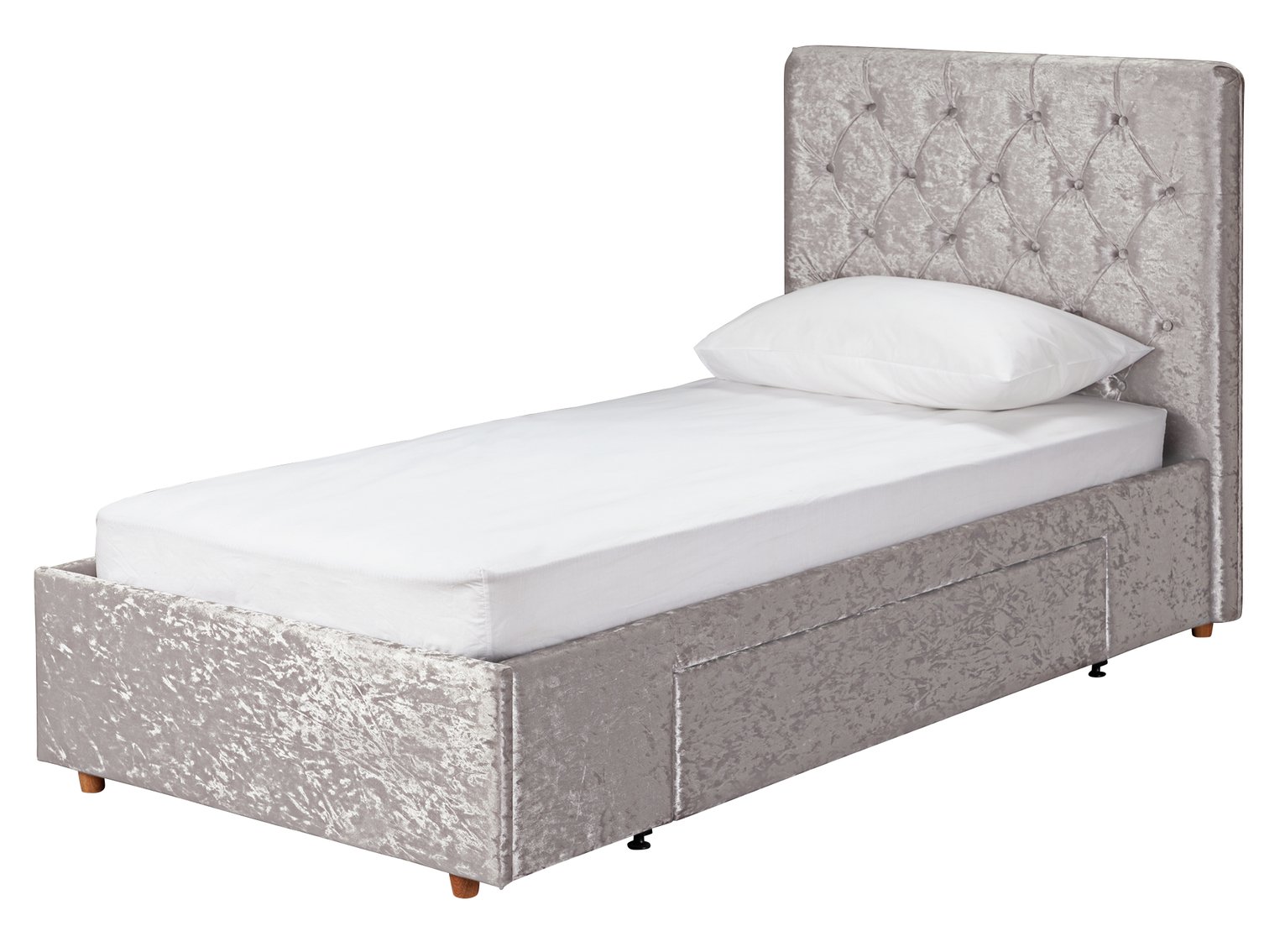 Argos Home Harper Crushed Velvet Single Bed Frame Review