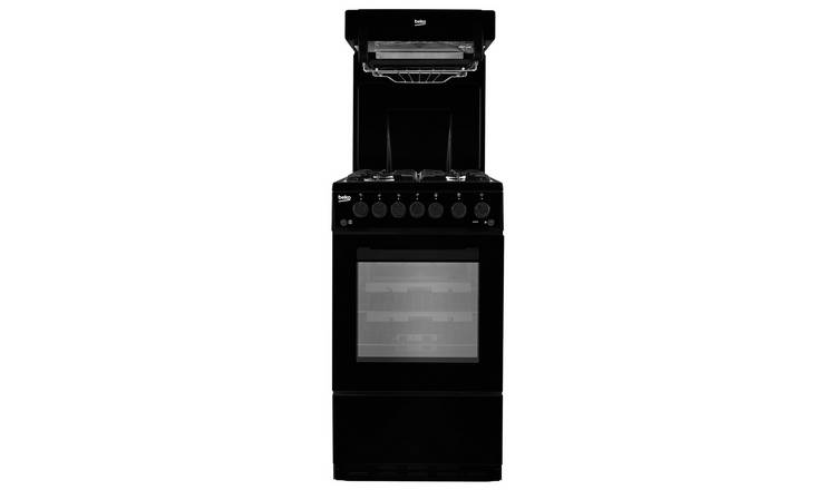 Beko KA52NEK 50cm Single Oven Gas Cooker - Black