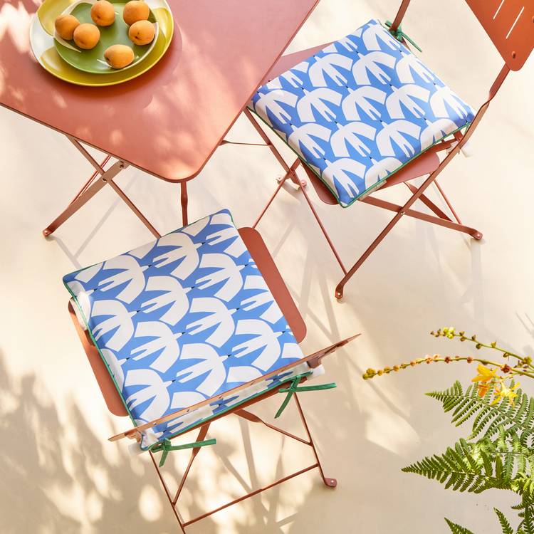 Habitat x Scion Pack of 2 Bird Pajaro Garden Seat Cushions 0