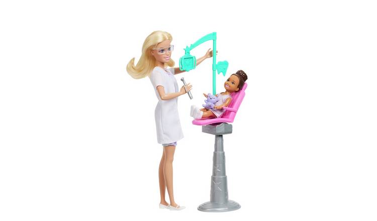 Barbie Careers Dentist Playset with Blonde Fashion Doll
