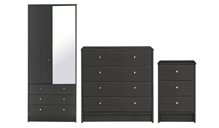 Argos white deals wardrobe set