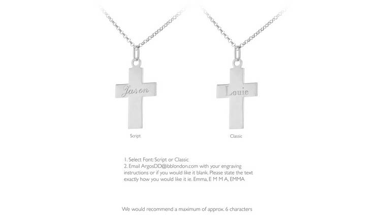 Argos gold cross on sale chain