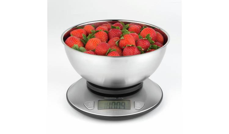 Salter Stainless Steel Digital Kitchen Scale with Bowl